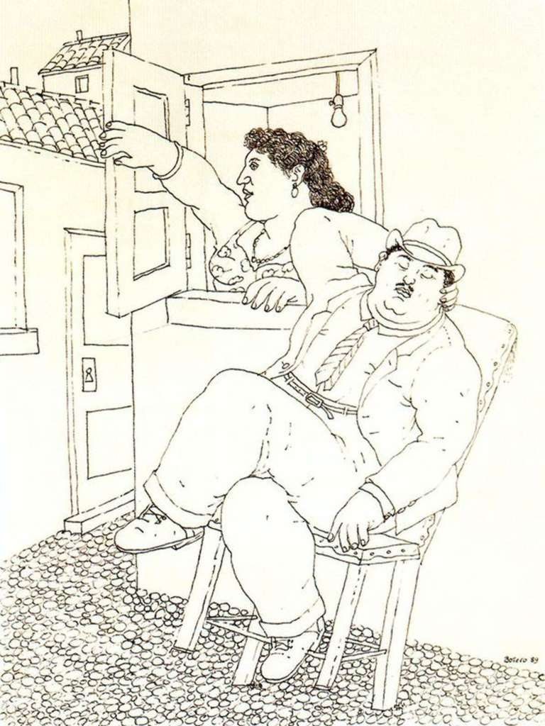 Fernando Botero La siesta